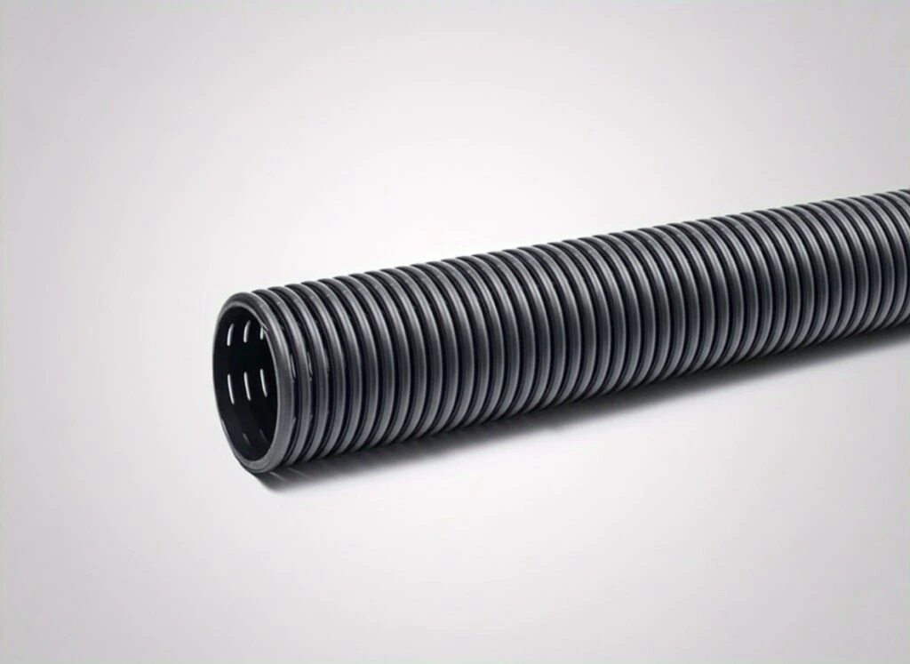 Tubo HDPE Techdreno DW parede dupla vista 2