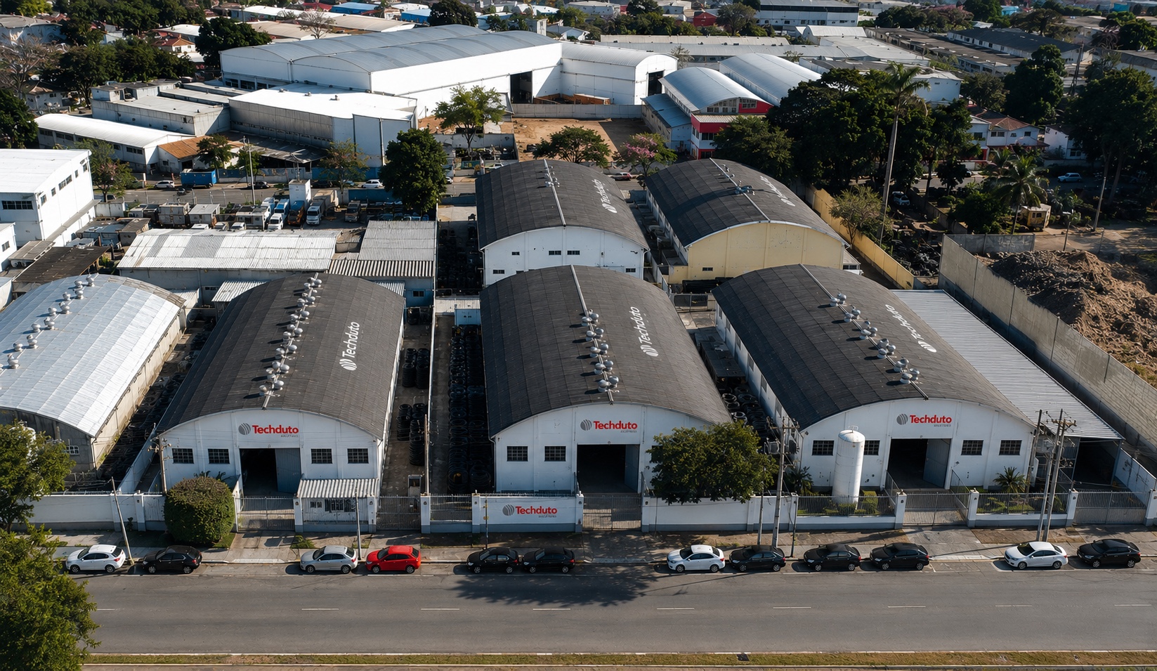 Fábrica Techduto — produção de dutos corrugados PEAD em São José dos Campos