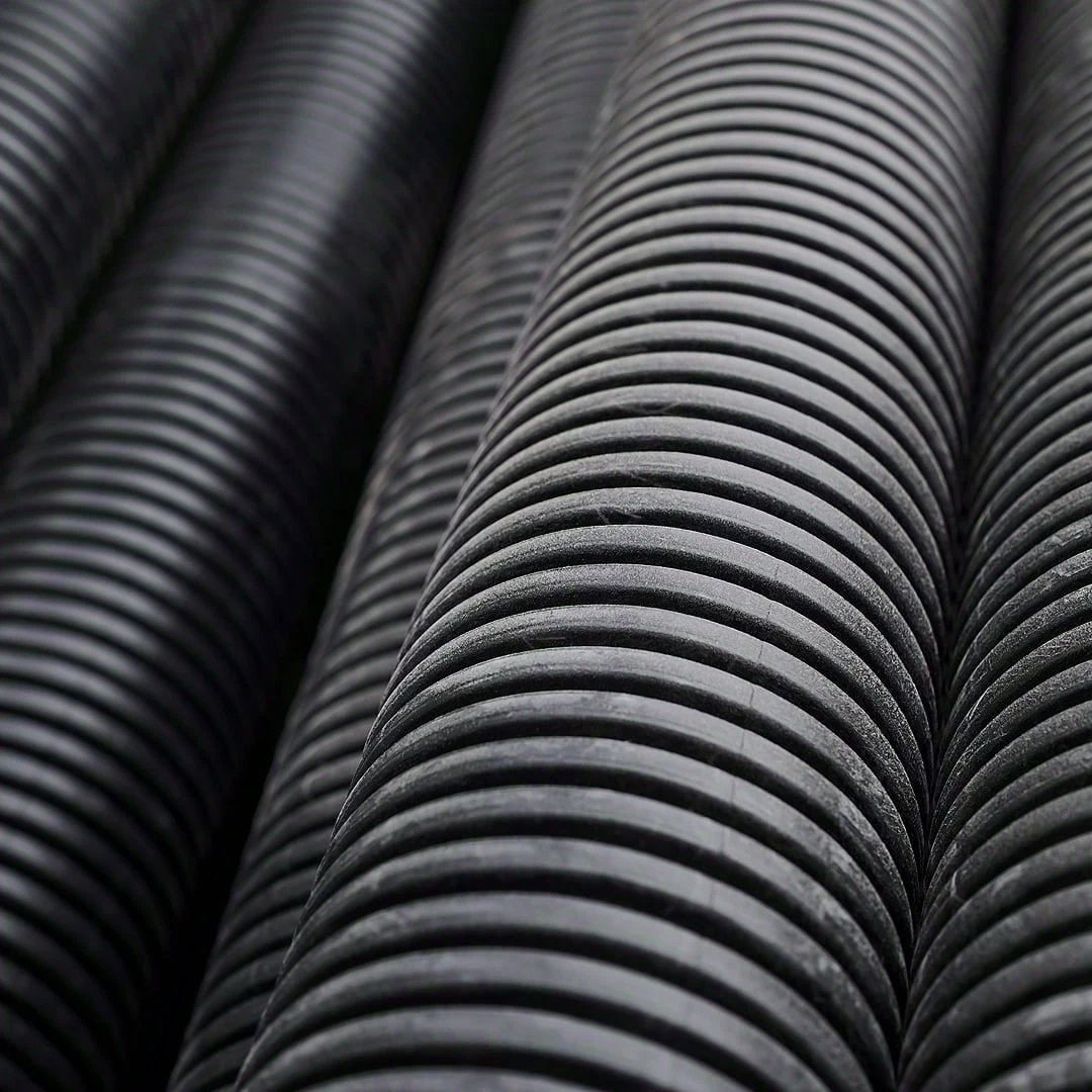 Corrugated HDPE pipes for storm drains